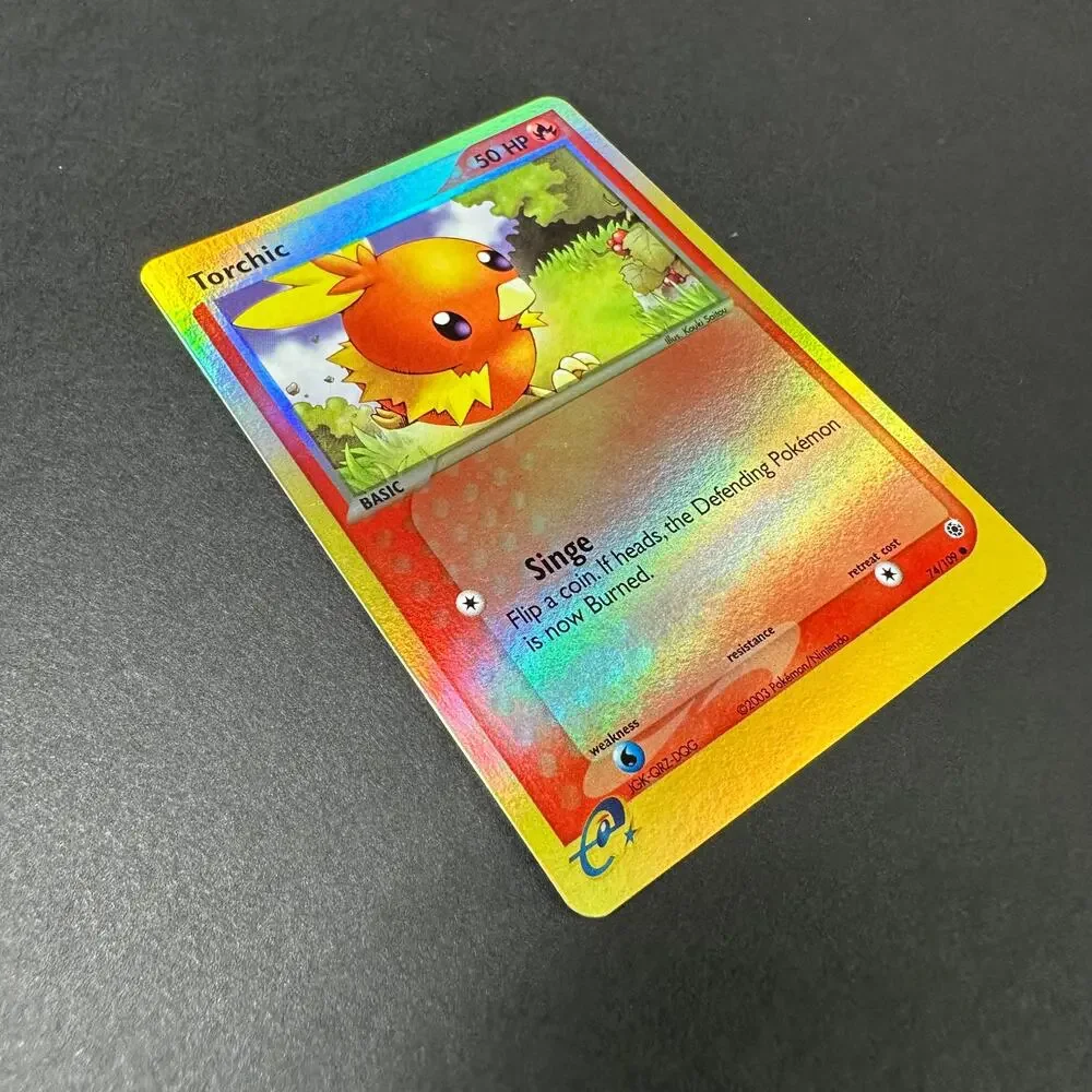 Pokemon TCG Torchic 74/109 EX Ruby and Sapphire Reverse Holo Near Mint